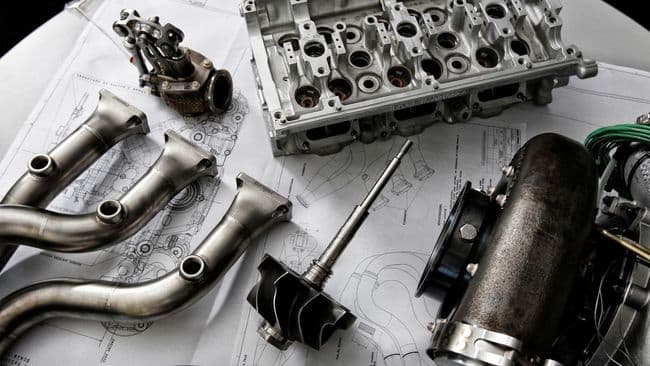Elements de moteur de Formule 1