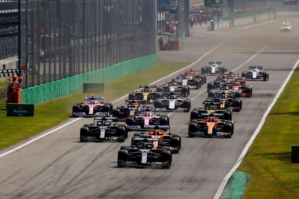 Une course sprint de f1 en 2021
