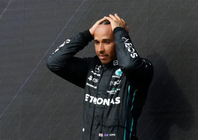 Lewis Hamilton déçu