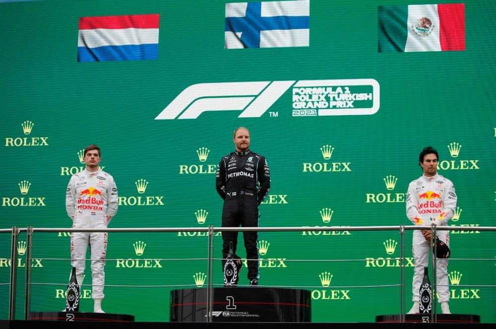 podium F1