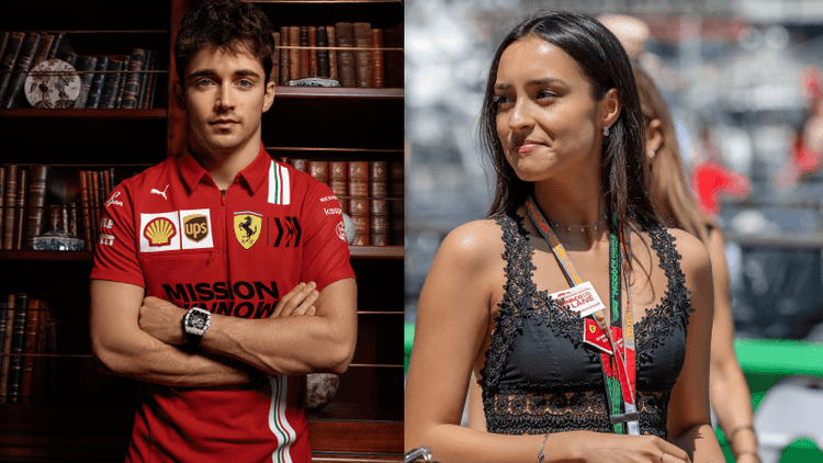 Alexandra Saint Mleux et Charles Leclerc