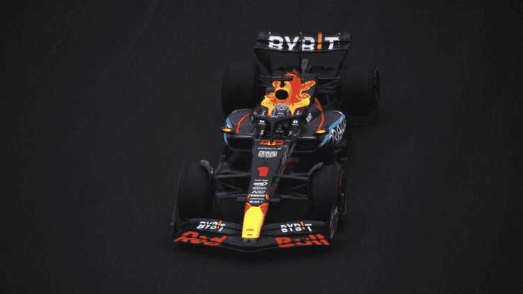 La livrée spéciale de Max Verstappen au GP de Miami 2023