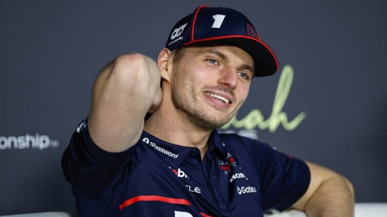 Le pilote Red Bull Racing et quadruple champion du monde Max Verstappen en interview en 2026