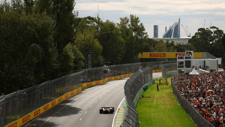 Illustration du circui Albert Park où se tiendra le Grand Prix d'Australie 2026