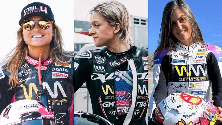 Les trois pilotes françaises du WorldWCR 2025 : Emily Bondi, Lucie Boudesseul et Ornella Ongaro