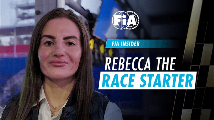 Rebecca Lee, responsable permanente des départs en Formule 1, première femme à occuper ce poste à la FIA