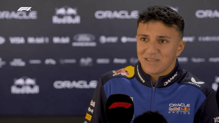 Isack Hadjar en interview post-course - Chine 2026