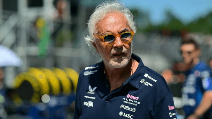 Flavio Briatore, conseiller exécutif Alpine F1, lors d'un Grand Prix
