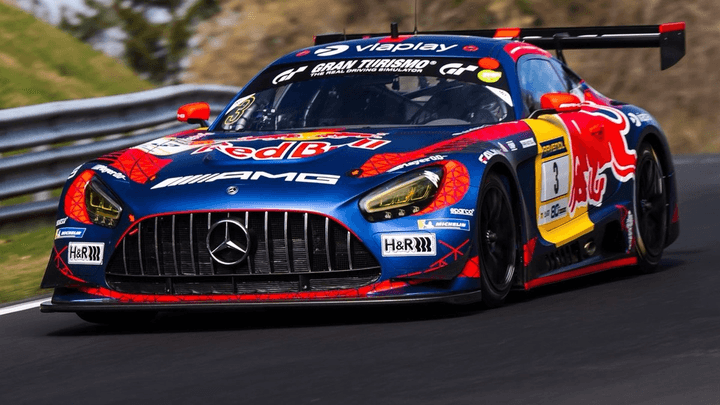 Voiture de course Red Bull GT au Nürburgring